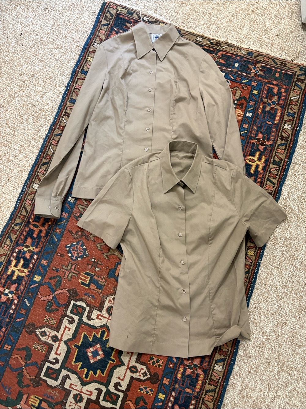 Women's Enlisted AGSU Long Sleeve & Short Sleeve Button-Down Shirts size 14XT